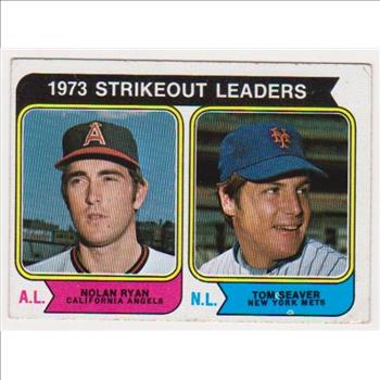 1974 Topps Nolan Ryan/Tom Seaver #207 Card