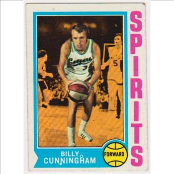 1974-75 Topps Billy Cunningham #235 Card - HOF'er