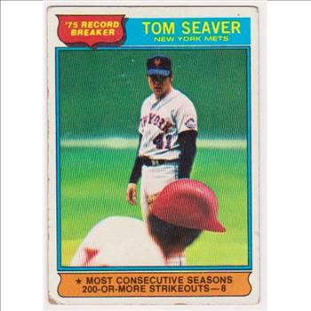 1976 Topps Tom Seaver #5 Card - HOF'er
