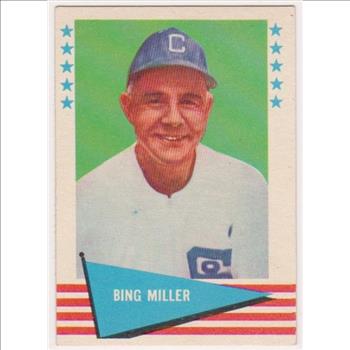 1961 Fleer Bing Miller #62 Card