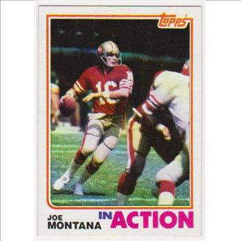 Vintage - 1982 Topps Joe Montana #489 - 2nd Year Card