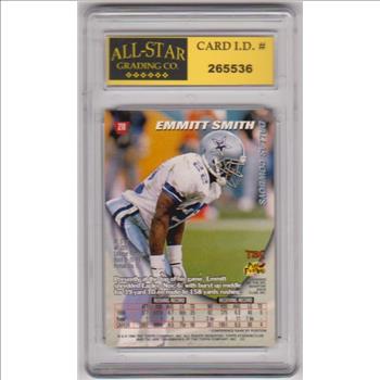 Graded 10 - Emmitt Smith 1996 Stadium Club #210 Card