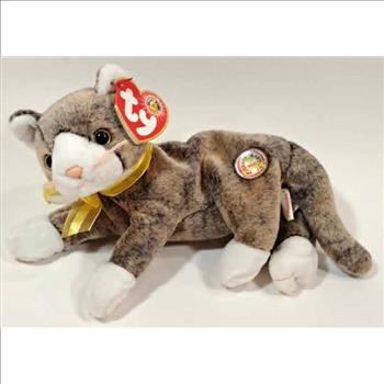 2002 Ty CAPPUCCINO THE CAT Beanie Baby Of The Month - New With Tags