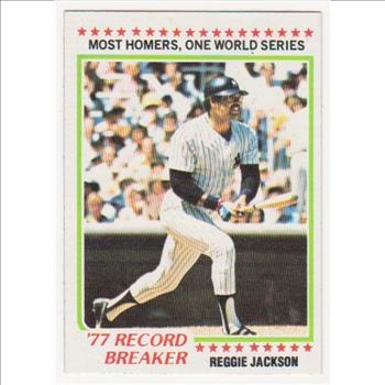 1978 Topps Reggie Jackson #7 Card - HOF'er