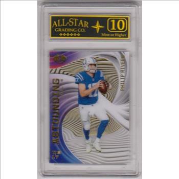 Graded 10 - Philip Rivers 2020 Panini Illusions Astounding #A16 Insert Card