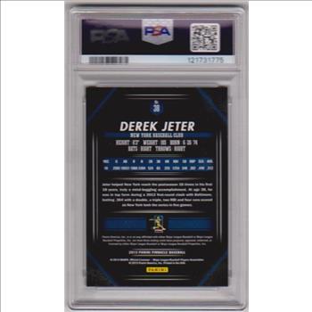 Graded PSA Mint 9 - Derek Jeter 2013 Panini Pinnacle #38 Card