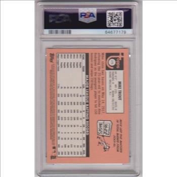 Graded PSA Mint 9 - Mike Trout 2018 Topps Heritage #275 Card