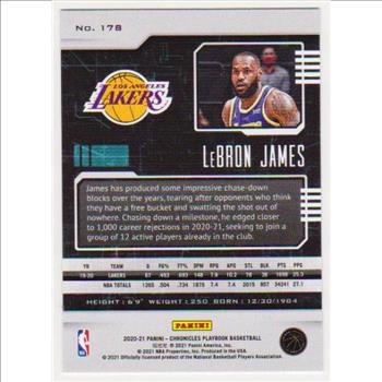 Lebron James 2020-21 Panini Chronicles Playbook #178 Card