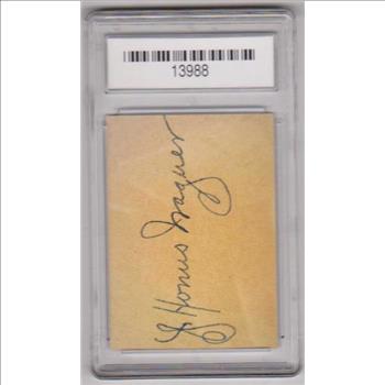 Graded Gem Mint 10 Honus Wagner Freeman Cigars Advertising Promo Card