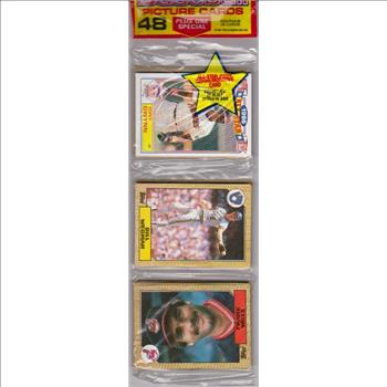 1987 Topps Baseball 49 Card Rack Pack w/ Tony Gwynn On Front
