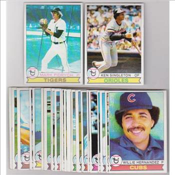 25 Different 1979 Topps Baseball Cards - Mark Fidrych + More