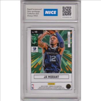 Graded Nice Mint 9 - JA Morant 2024-25 Donruss Optic Net Marvels #10 Card