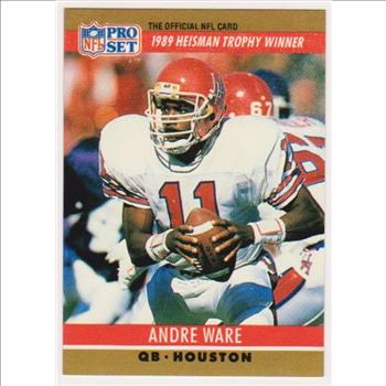 Wrong Front Error - Bo Jackson 1990 Pro Set Football Card