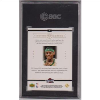 Rookie Graded SGC Mint+ 9.5 - Lebron James 2003 Upper Deck Box Set #3 Card