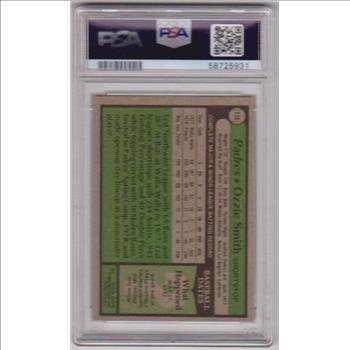 Rookie Graded PSA EX-MT 6 - Ozzie Smith 1979 Topps #116 Card