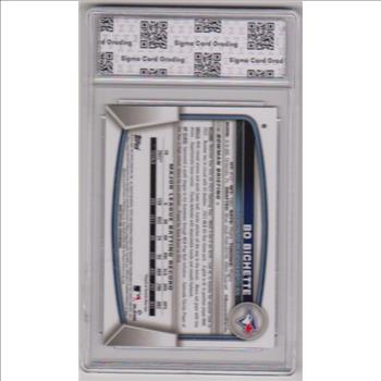 Graded Sigma Mint 8  - Bo Bichette 2023 Bowman Chrome #6 Card