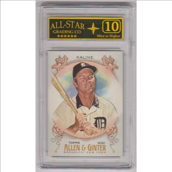 Graded 10 - Al Kaline 2021 Topps Allen & Ginter #137 Card