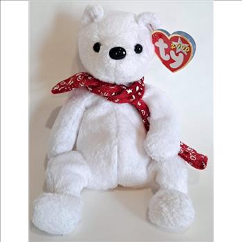 2000 Ty Beanie Baby HOLIDAY TEDDY BEAR - New With Tags