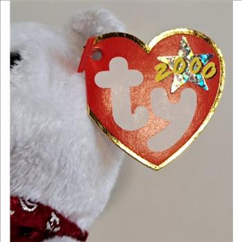 2000 Ty Beanie Baby HOLIDAY TEDDY BEAR - New With Tags