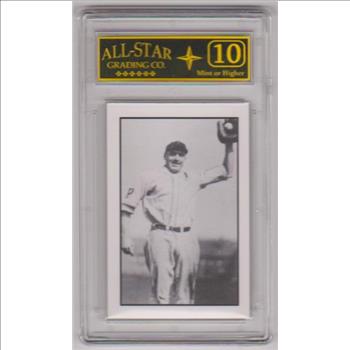 Graded 10 - Pie Traynor 1984 R.G.I. #10 Card - HOF'er