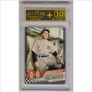 Graded 10 - Phil Rizzuto 2020 Topps Decades' Best #DB-10 Insert Card
