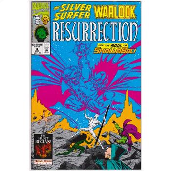 1993 The Silver Surfer + Warlock Resurrection #4 Issue - Marvel Comics