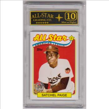 Graded 10 - Satchel Paige 2024 Topps 35th Anniversary #89ASB-45 Insert Card