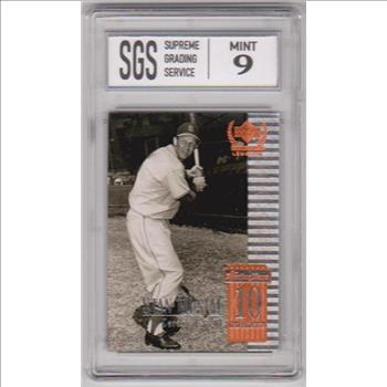 Graded Mint 9 - Stan Musial 1999 Upper Deck Century Legends #10 Card