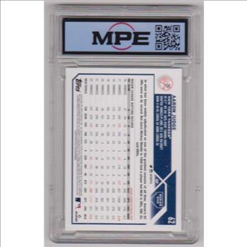 Graded MPE Gem Mint 10 - Aaron Judge 2023 Topps #62 Card