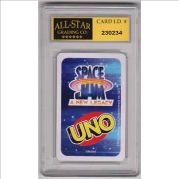 Graded 10 - Lebron James 2020 Uno Space Jam Playing Card