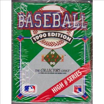 Sealed 1990 Upper Deck High # Series 100 Card Factory Set