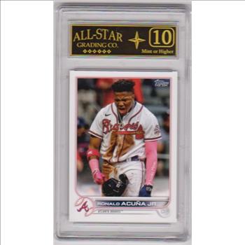 Graded 10 - Ronald Acuna Jr. 2022 Topps #200 Card