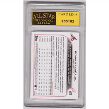 Graded 10 - Ronald Acuna Jr. 2022 Topps #200 Card