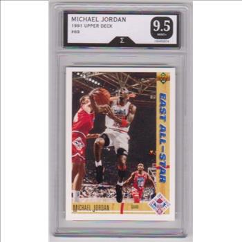 Graded Sigma Mint+ 9.5 - Michael Jordan 1991-92 Upper Deck #69 Card
