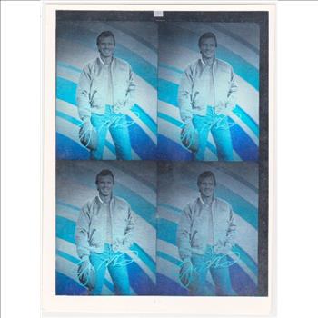 1991 Arena Holograms Joe Montana #1 Four Card Uncut Sheet