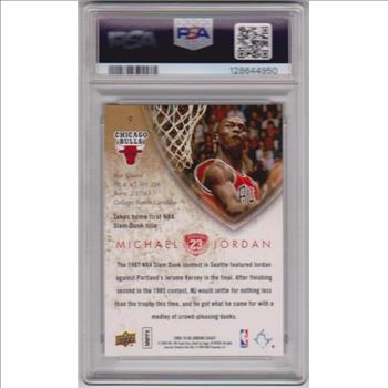 Graded PSA Mint 9 - Michael Jordan 2009-10 Upper Deck Jordan Legacy #9 Card