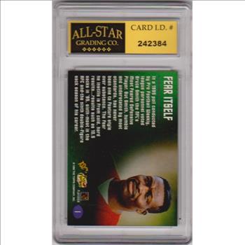 Graded 10 - Bruce Smith 1996 Stadium Club Members Only #1 Card