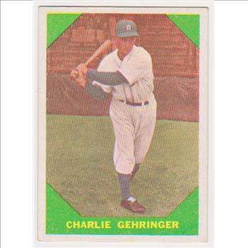 1960 Fleer Charlie Gehringer #58 Card - HOF'er