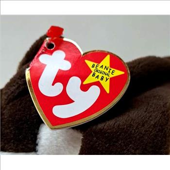 1997 Ty Beanie Baby BRUNO THE BULL TERRIER -With Original Tags