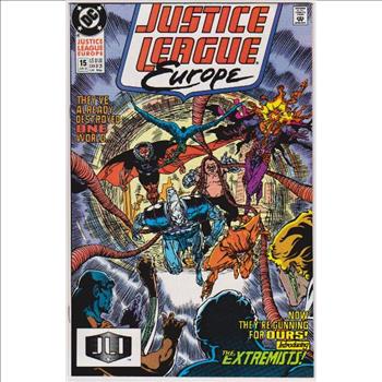 1990 DC Comics JUSTICE LEAGUE EUROPE #15 Issue