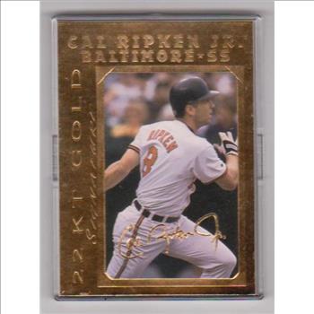 22 Kt Gold - CAL RIPKEN, JR. 1995 Bleachers/Premier Brands Gold ...