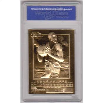 Rookie Graded Gem Mint 10 - Kobe Bryant 1996-97 Skybox EX-2000 w/ Purple Signature 23 Kt Gold Card