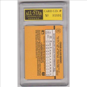 Rookie Graded 10 - Craig Biggio 1989 Donruss #561 Card