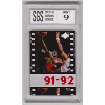 Graded Mint 9 - Michael Jordan 1998 Upper Deck Living Legends #56 Card
