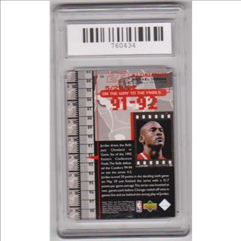 Graded Mint 9 - Michael Jordan 1998 Upper Deck Living Legends #56 Card