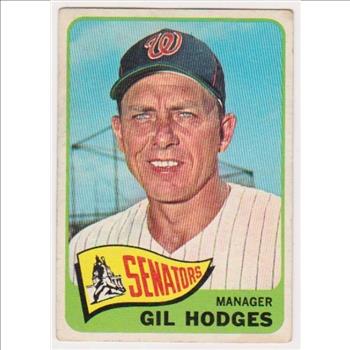 1965 Topps Gil Hodges #99 Card - HOF'er
