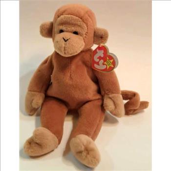 1995 Ty Beanie Baby BONGO THE MONKEY - With Original Tags