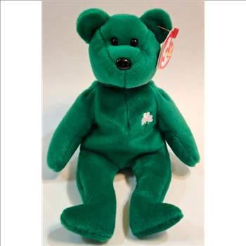 1997 Ty Beanie Baby ERIN THE SHAMROCK BEAR - With Original Tags
