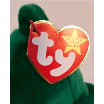 1997 Ty Beanie Baby ERIN THE SHAMROCK BEAR - With Original Tags