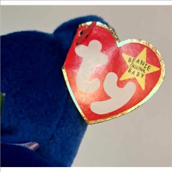 1998 Ty Beanie Baby CLUBBY THE BEAR - With Original Tags